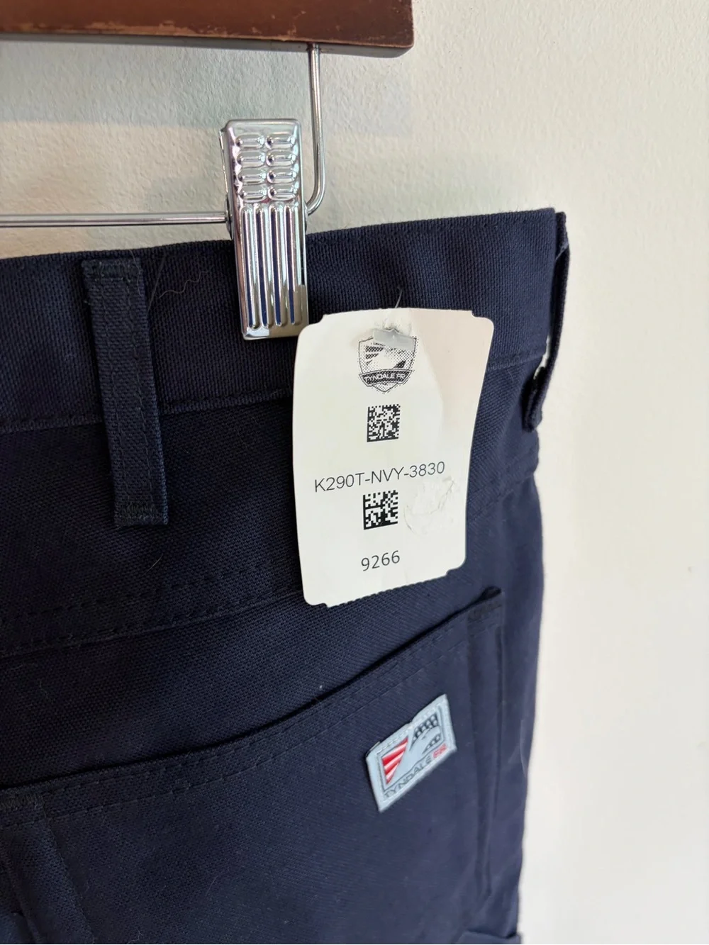 Men's Tyndale FR Navy Work Pants Size 38W 30L NWT